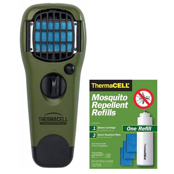 ThermaCELL Mosquito Repellent Device with Free Refill, Green
