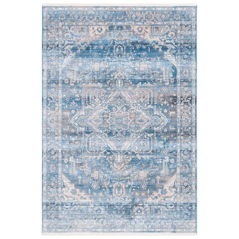 SAFAVIEH Vintage Persian Gertrude Oriental Medallion Rug - 5' x 7'6" - Navy/Ivory