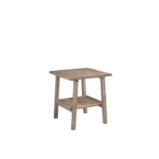 Brown Wood End Table Boraam Sonoma Collection