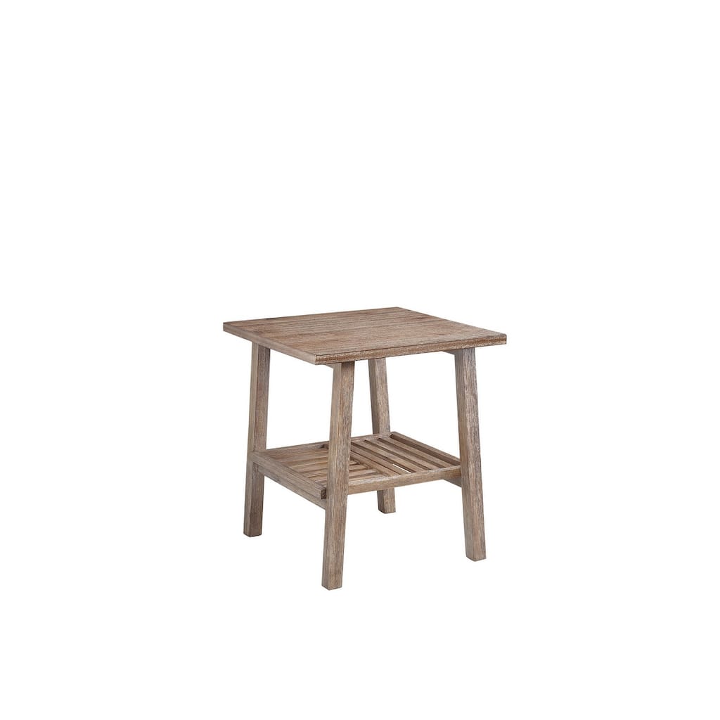 Brown Wood End Table Boraam Sonoma Collection