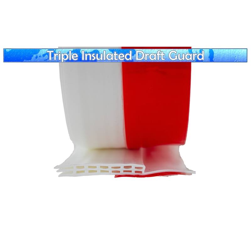 Door Draft Stopper Under Door Insulator Seal Draft, Noise, Insect & Dust Blocker