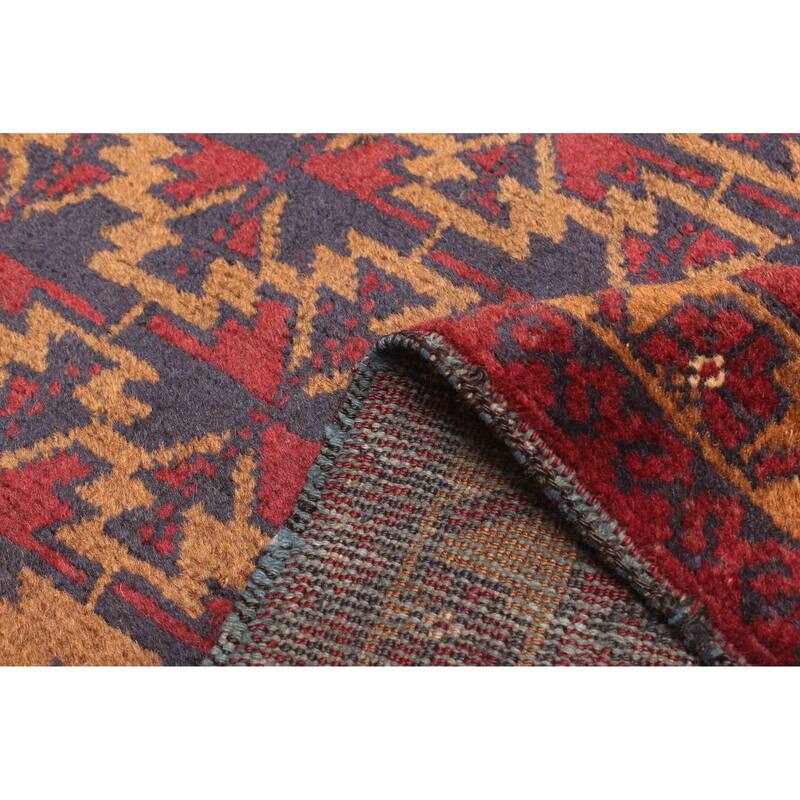 ECARPETGALLERY Hand-knotted Teimani Dark Navy Wool Rug - 3'1 x 5'1