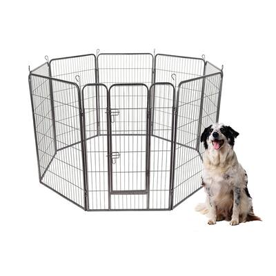 48"H Exercise 8-Panel Pet Playpen