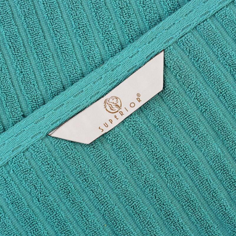 Superior Soho Ribbed Cotton Hand Towel Set of 4