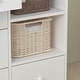 preview thumbnail 5 of 7, Premium White 5-Drawer Dresser with Baby Changing Table by Kerrogee - 47.2"L