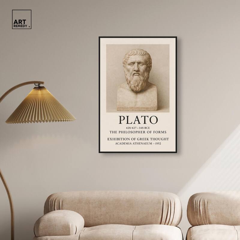 Philosopher of Forms Canvas by Art Remedy