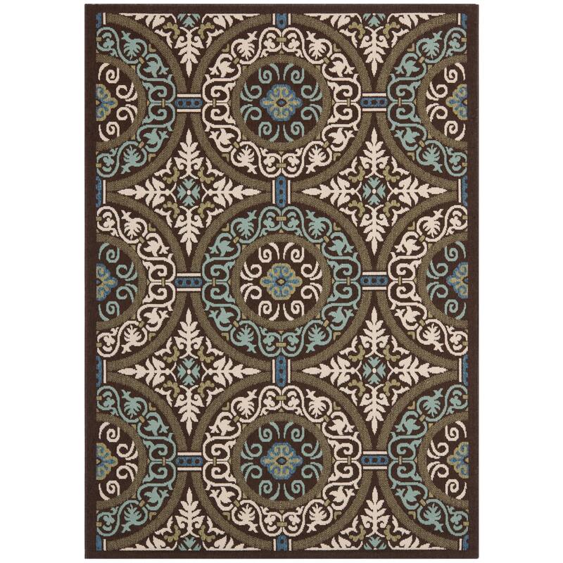 SAFAVIEH Veranda Rexhie Indoor/ Outdoor Waterproof Patio Backyard Rug