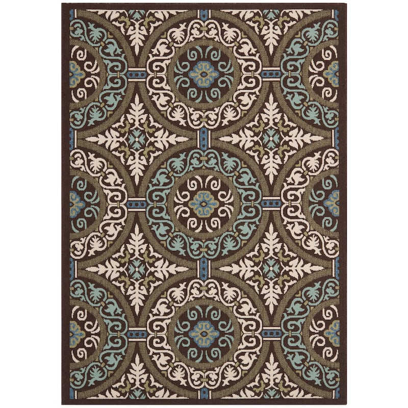SAFAVIEH Veranda Torunn Indoor/ Outdoor Waterproof Patio Backyard Rug