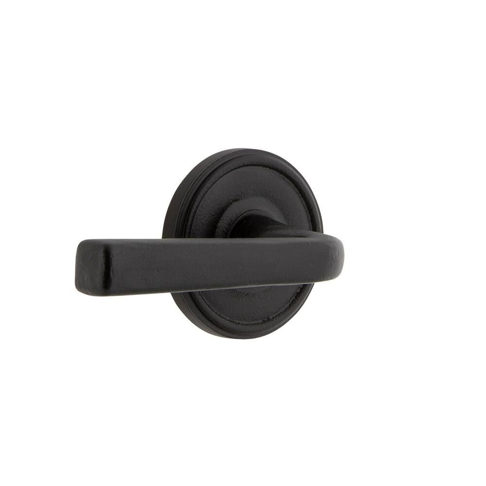 Ageless Iron Loch - Rustic Cast Iron Left Handed Passage Door Lever