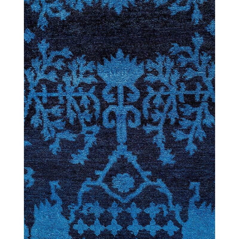 Vibrance, One-of-a-Kind Handmade Area Rug - Blue, 5' 1" x 7' 7" - 5' 1" x 7' 7"