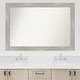 preview thumbnail 7 of 119, Dove Greywash Framed Non-Beveled Custom Wall Mirror, Bathroom Vanity Mirror