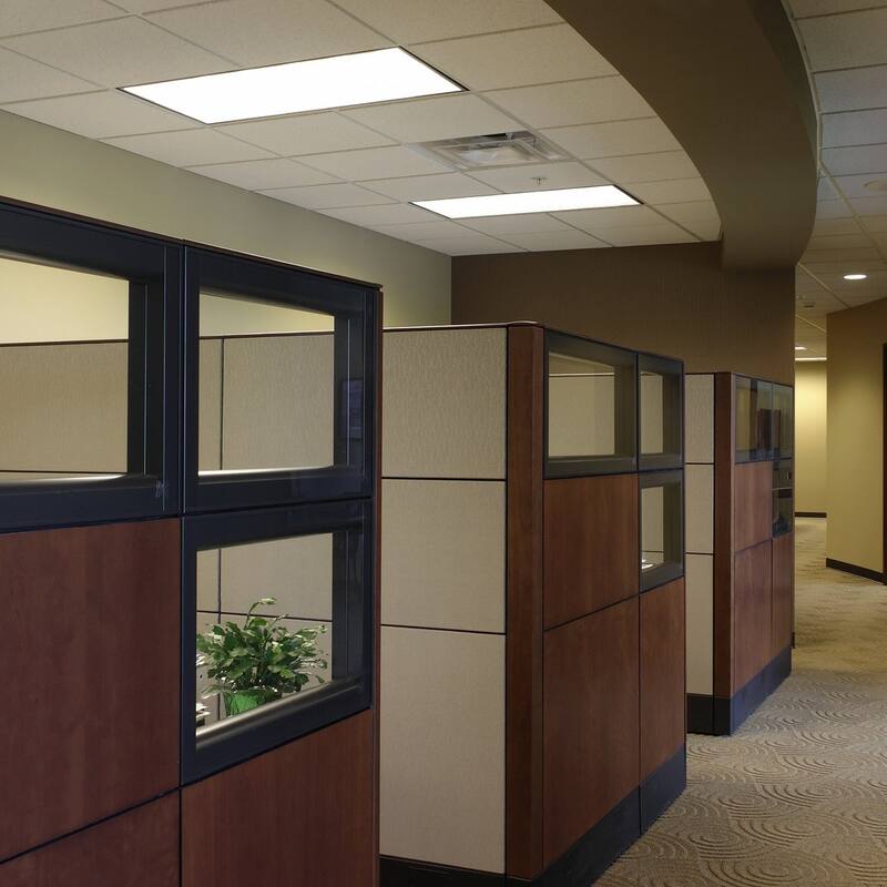 Luxrite 2x4 FT LED Flat Panel Light, 72W, 0-10V Dimmable, 24x48 Inch LED Light Panel, UL Listed, 4-Pack