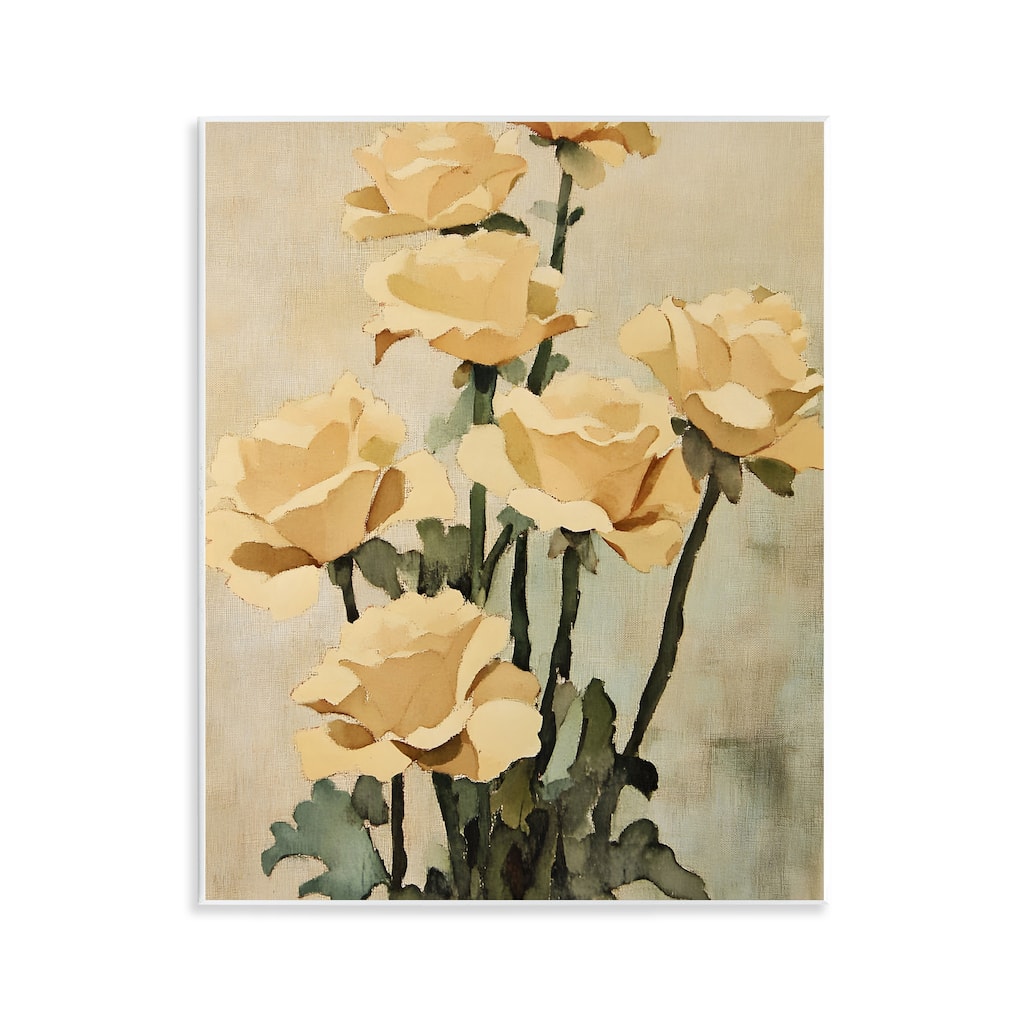 Stupell Vintage Roses Bundle Wall Plaque Art Design By Franklyn Gregory
