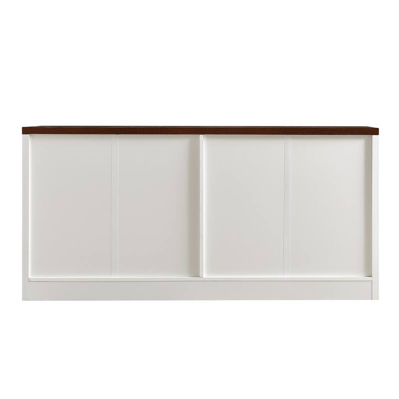 Modern TV Stnad, Multi-Functional Combination TV Stnad with Large-Capacity Storage, for Living Room, Bedroom