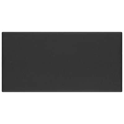 Merola Tile Piscina Brick Nero Matte 4-3/4" x 9-5/8" Porcelain Floor and Wall Tile