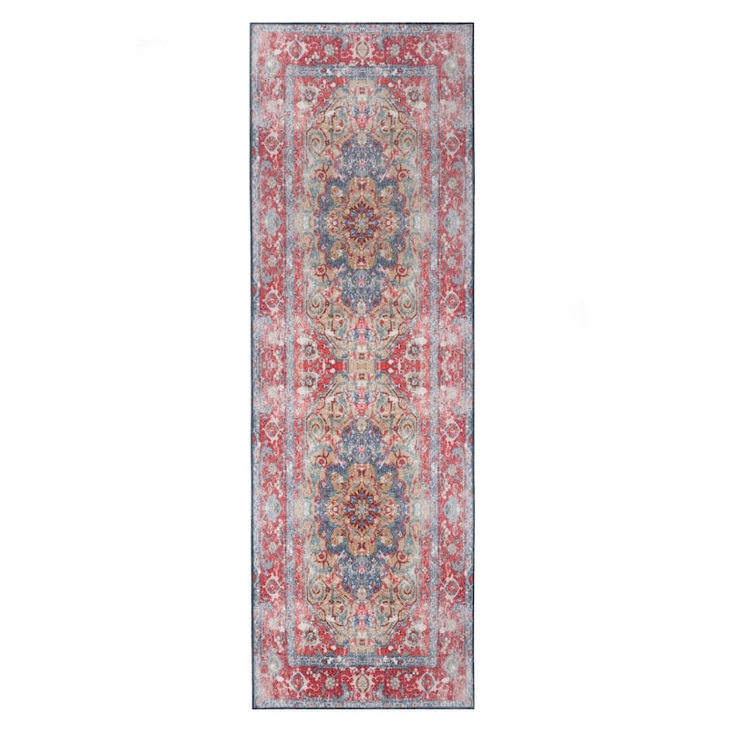 Superior Tanager Rustic Non-Slip Machine Washable Indoor Area Rug or Runner