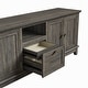 preview thumbnail 45 of 45, Rustic 72-Inch TV Stand with Adjustable Shelves, Hidden Storage - 72" in Width