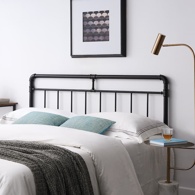 Aborn Contemporary Iron Headboard by Christopher Knight Home