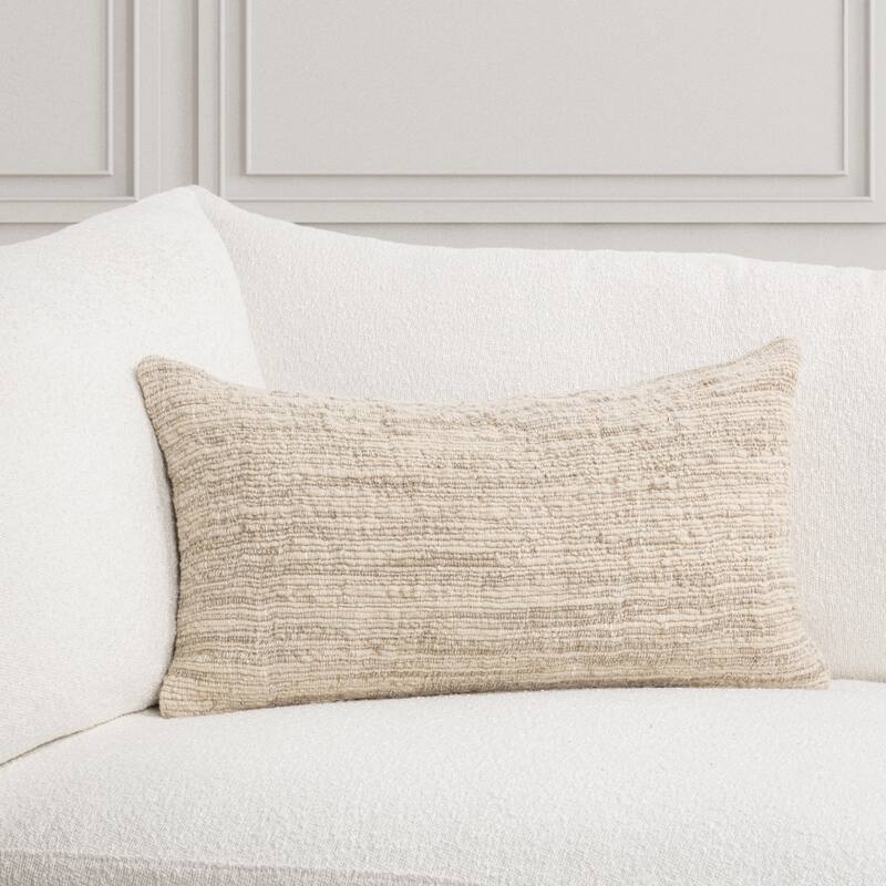 Villa by Classic Home Wharf Linen Blend Throw Pillow - 14x26