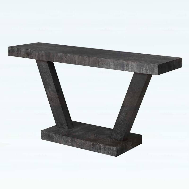 Vintage Distressed Wood Entryway Console Table
