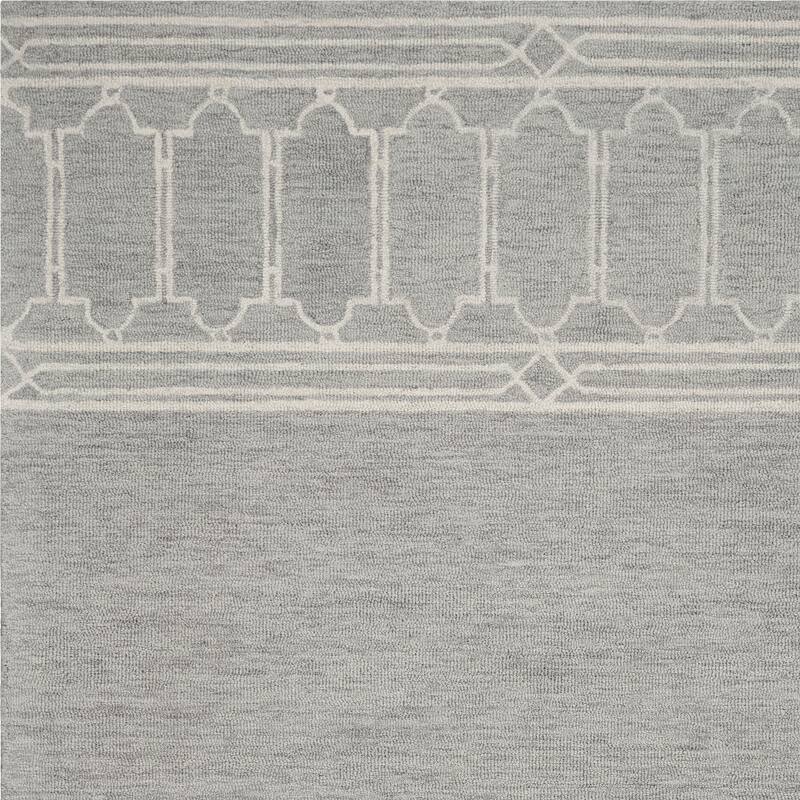 Carson Carrington Kullen Contemporary Hand-tufted Wool Grey Area Rug