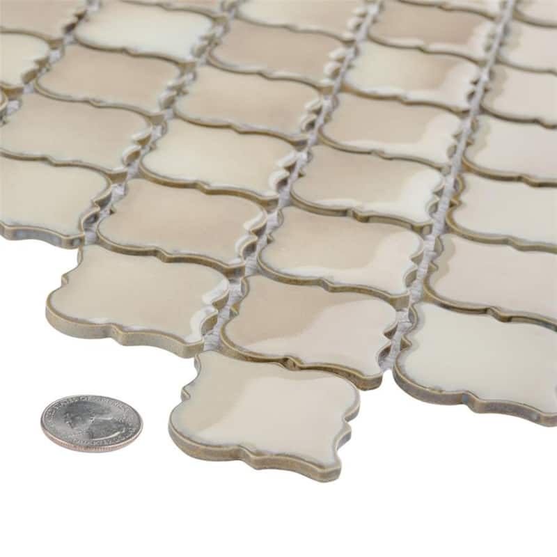 Merola Tile Hudson Tangier Truffle 12-3/8" x 12-3/8" Porcelain Floor and Wall Tile
