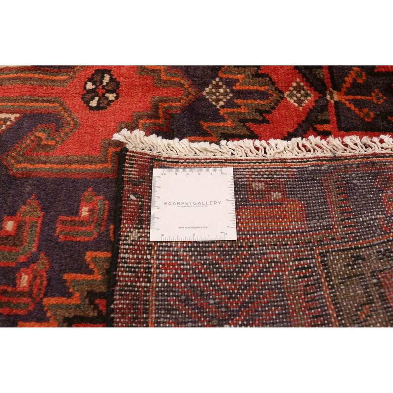 ECARPETGALLERY Hand-knotted Andelz Red Wool Rug - 4'0 x 6'7
