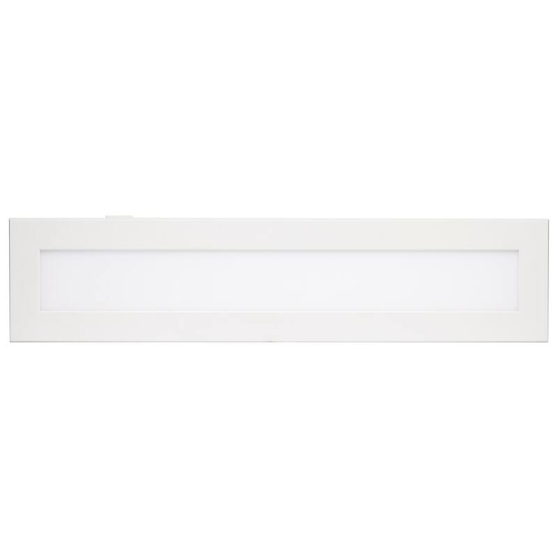 Blink Pro Plus 24W 5.5 in. x 24 in Surface Mount LED CCT Selectable 90 CRI White Finish 120/277V Rectangular Shape
