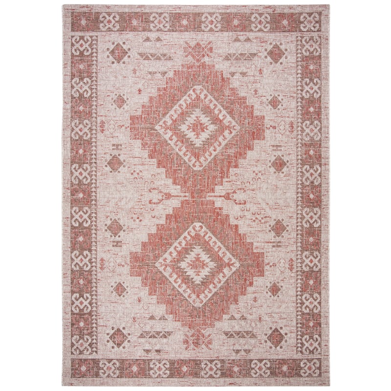 SAFAVIEH Courtyard Adrielle Outdoor Waterproof Patio Backyard Rug