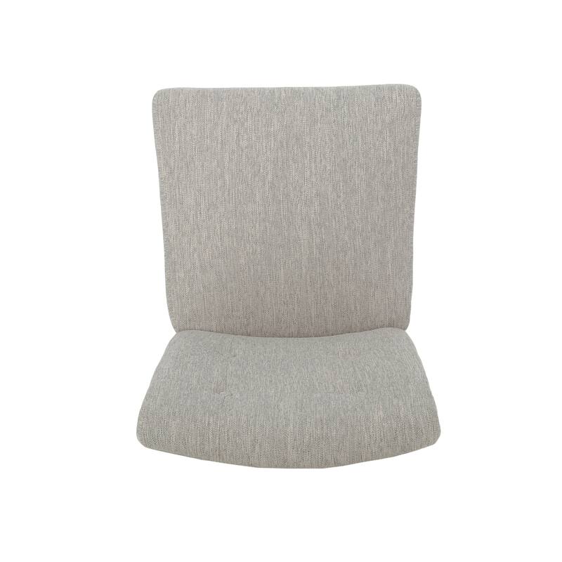 Modern Set of 2 Dining Chairs with Leather Tufted Backrest, Foam-Padded Seat, Solid Wood Legs for Dining Room Living Room