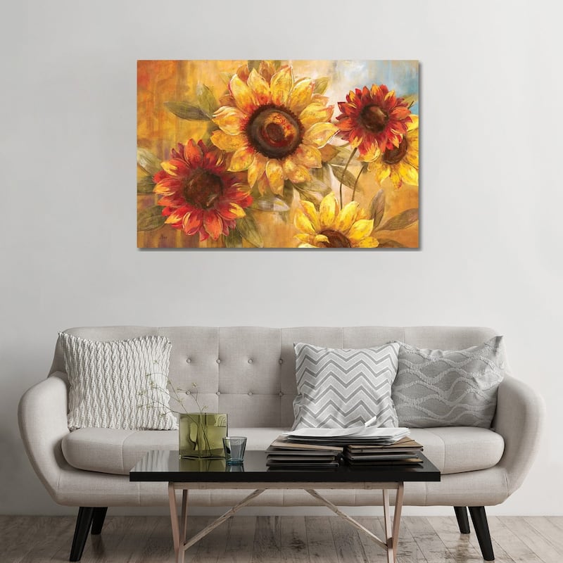 iCanvas "Sunflower Cheer" by Nan Canvas Print - 32x48x1.5