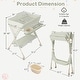 preview thumbnail 6 of 31, Gymax Baby Diaper Changing Table Folding Newborn Nursery Organizer