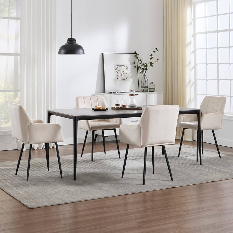 Dining Chairs Set of 1 with Comfortable Seat
