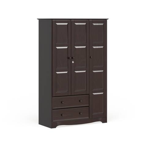 Buy Armoires Wardrobe Closets Online At Overstock Our Best Bedroom Furniture Deals