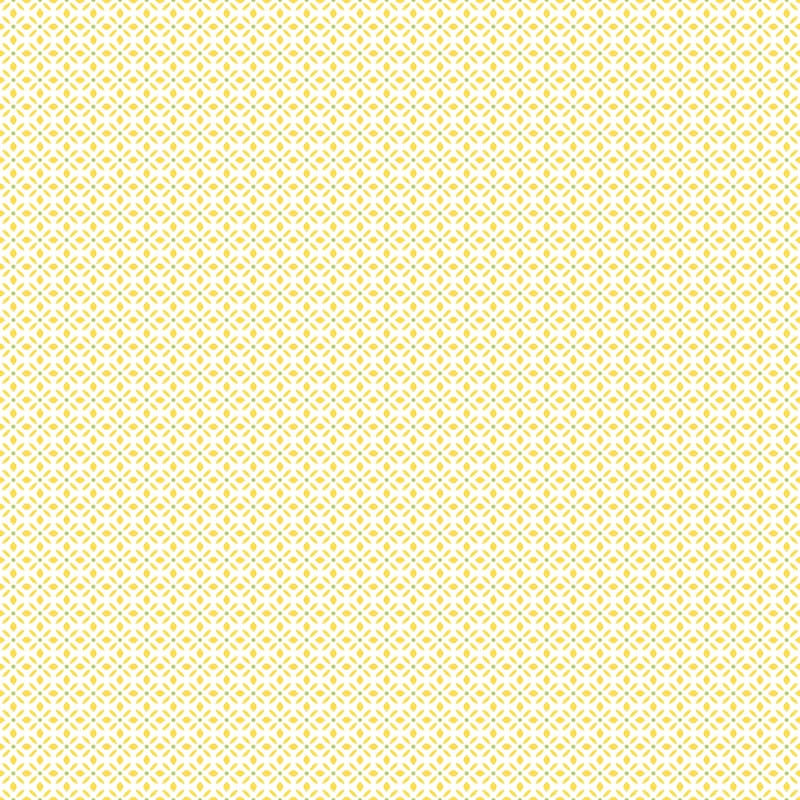 Galerie Wallcoverings Just Kitchens Leaf Dot Spot Vinyl on Non-woven Matte Wallpaper Roll - 33 feet x 21 inches - Yellow
