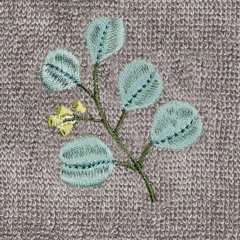 Authentic Hotel and Spa 100% Turkish Cotton Botanica 3PC Embellished Towel Set