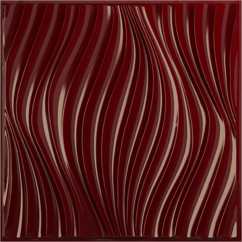19 5/8"W x 19 5/8"H Billow EnduraWall Decorative 3D Wall Panel