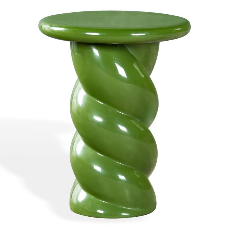 SAFAVIEH Couture Noelly Concrete Accent Table - 14"W x 14"D x 18"H