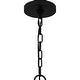 preview thumbnail 6 of 7, Lockery 5-Light Matte Black Chandelier
