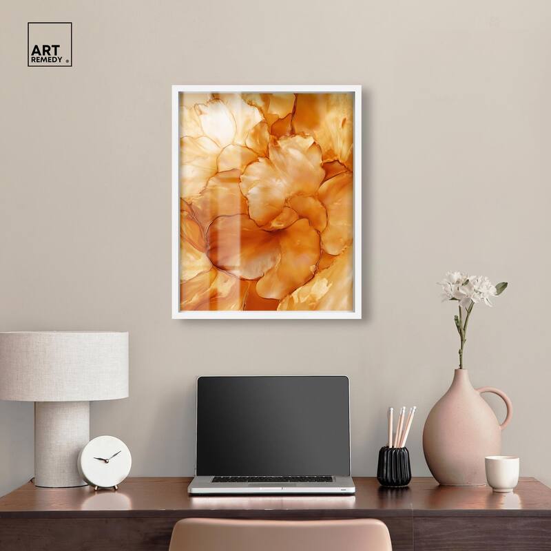 Sunlit Bloom II Shadowbox by Art Remedy