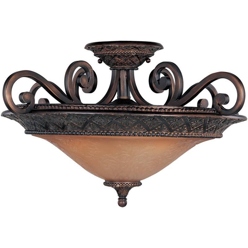 Symphony 3-Light Semi-Flush Mount