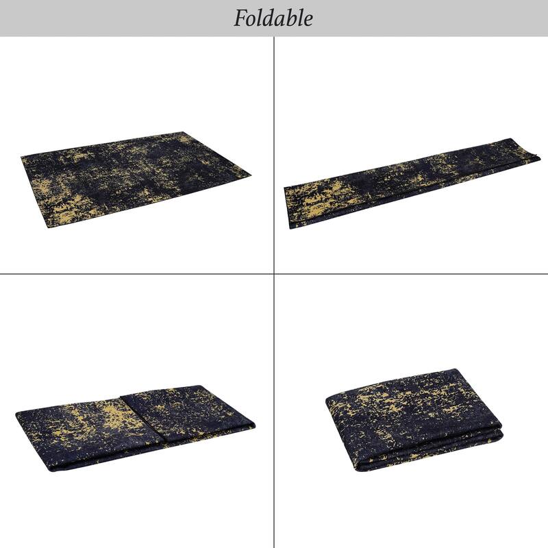9x12 Area Rug for Dining Room,Washable Rug,Low-Pile,Non-Slip,Non-Shedding,Foldable,Area Rugs for Living Room,Bedroom