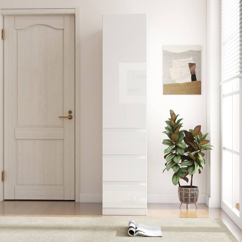 Kitchen Pantry Storage Cabinet,Food Pantry Cabinet With Doors,Shelves And Drawers