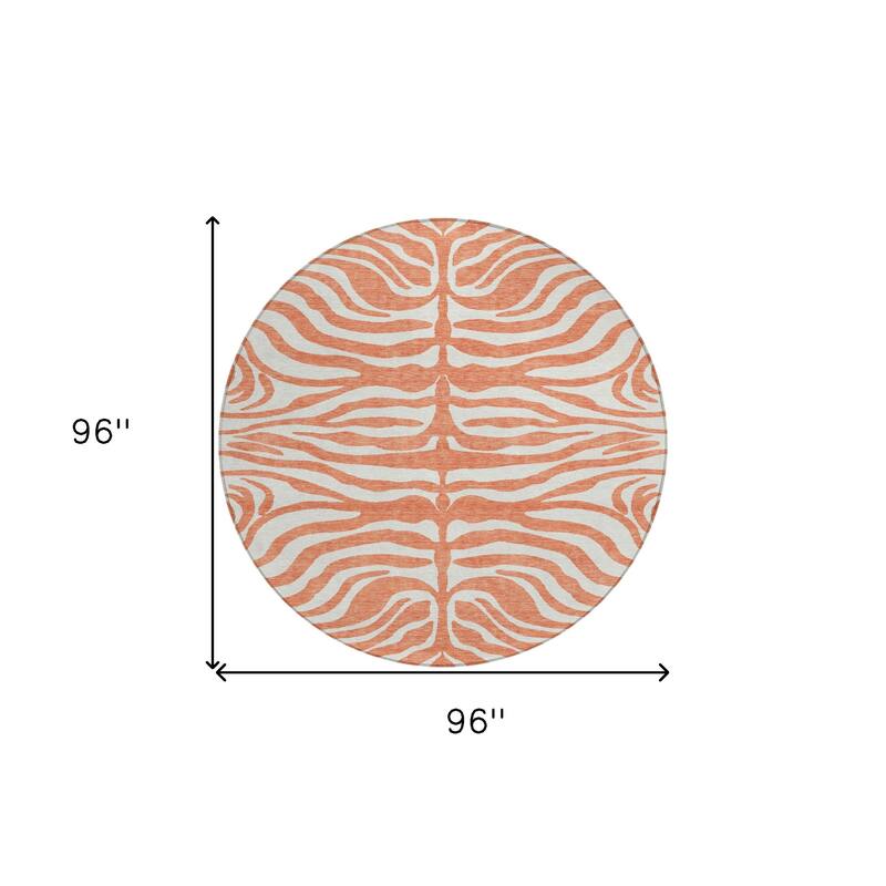 HomeRoots Animal Print Transitional Rectangle Outdoor Rug
