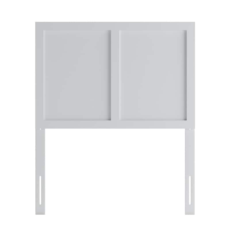 Contemporary Paneled Wooden Headboard Only