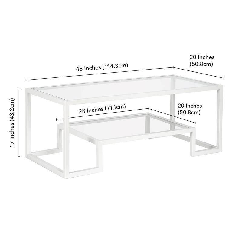 Athena Glam Handcrafted Geometric Coffee Table