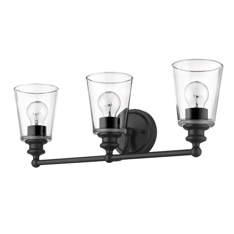 Modern Clear Glass Shade Wall Sconce with Swing Arm for Home Lighting