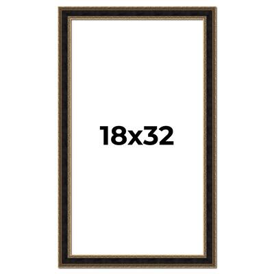 18x32 Frame Gold Antique Vintage Sold Wood Picture Frame | 1.75 Inch
