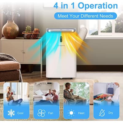 14000 BTU Air Conditioners with WIFI Remote Control and Dehumidifier