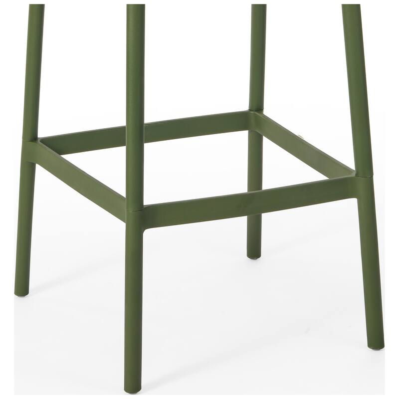 Frond and Form 29.5 Inch Outdoor Bar Stool (Set of 2)